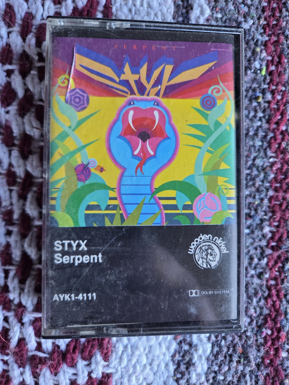 Serpent Cassette Tape - Colorful Artwork